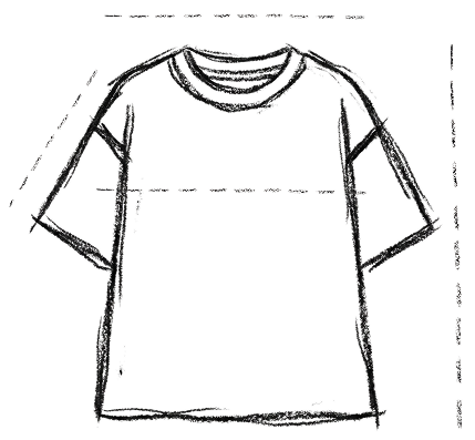 Love Graphic T-Shirt | Our Social Image measurement diagram
