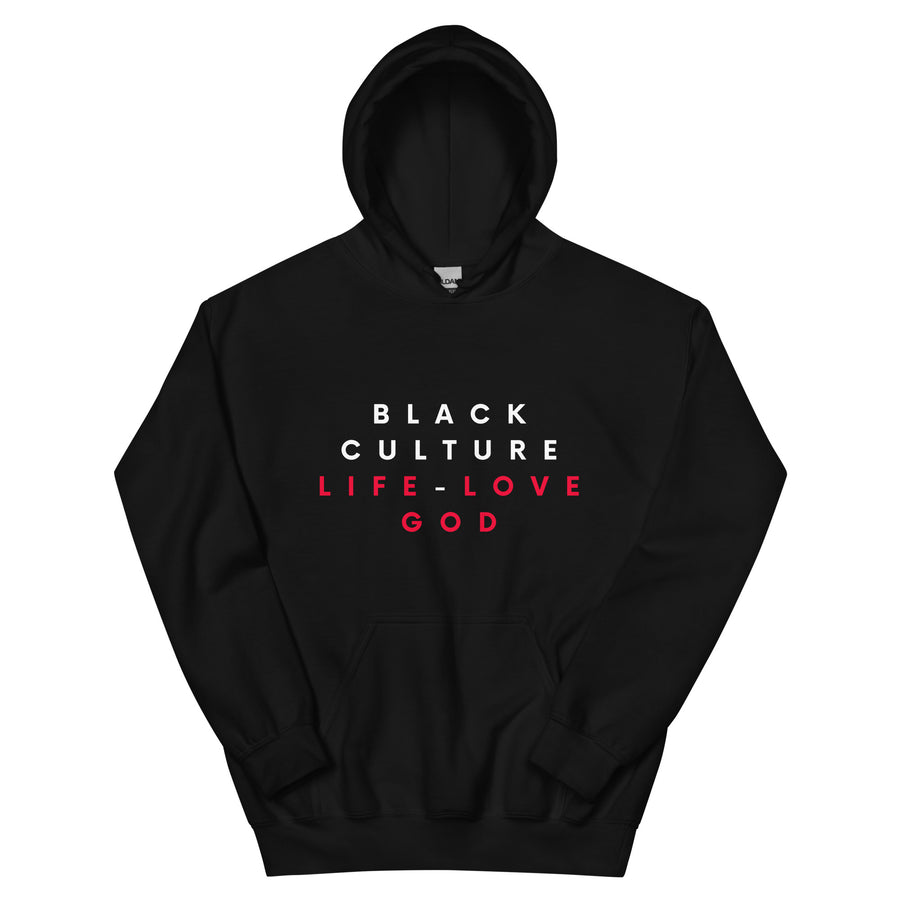 Black Culture, Life, Love & God Hoodie | OSI
