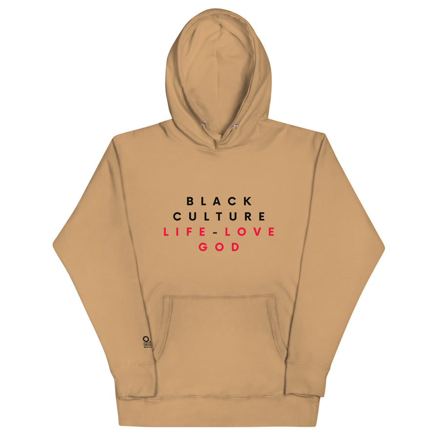 Black Culture, Life, Love & God Hoodie | OSI